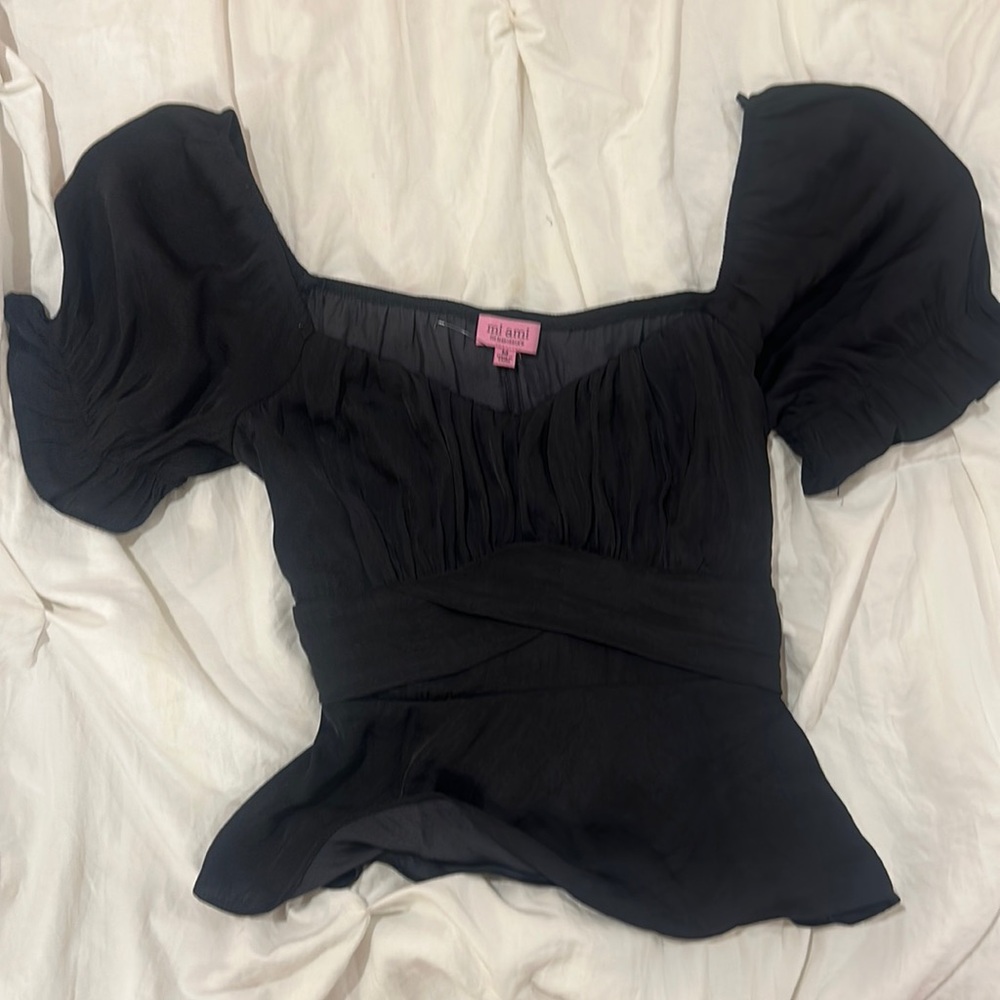 black francesca's top